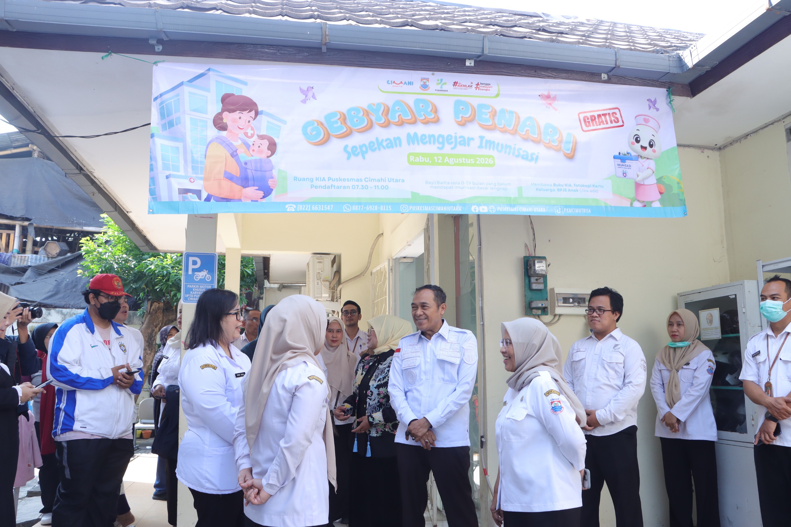 Meriahkan HUT ke-81 RI, Pemkot Cimahi Gencarkan Program Sepekan Mengejar Imunisasi